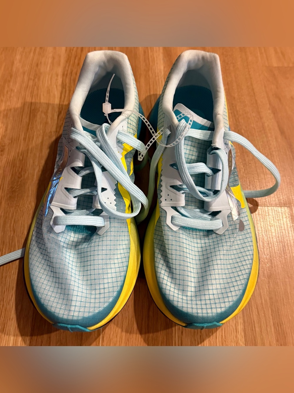 NEW Women Nike ZoomX Ultrafly Trail Racing Shoes - DX1978-301 - Blue/Yellow - 6